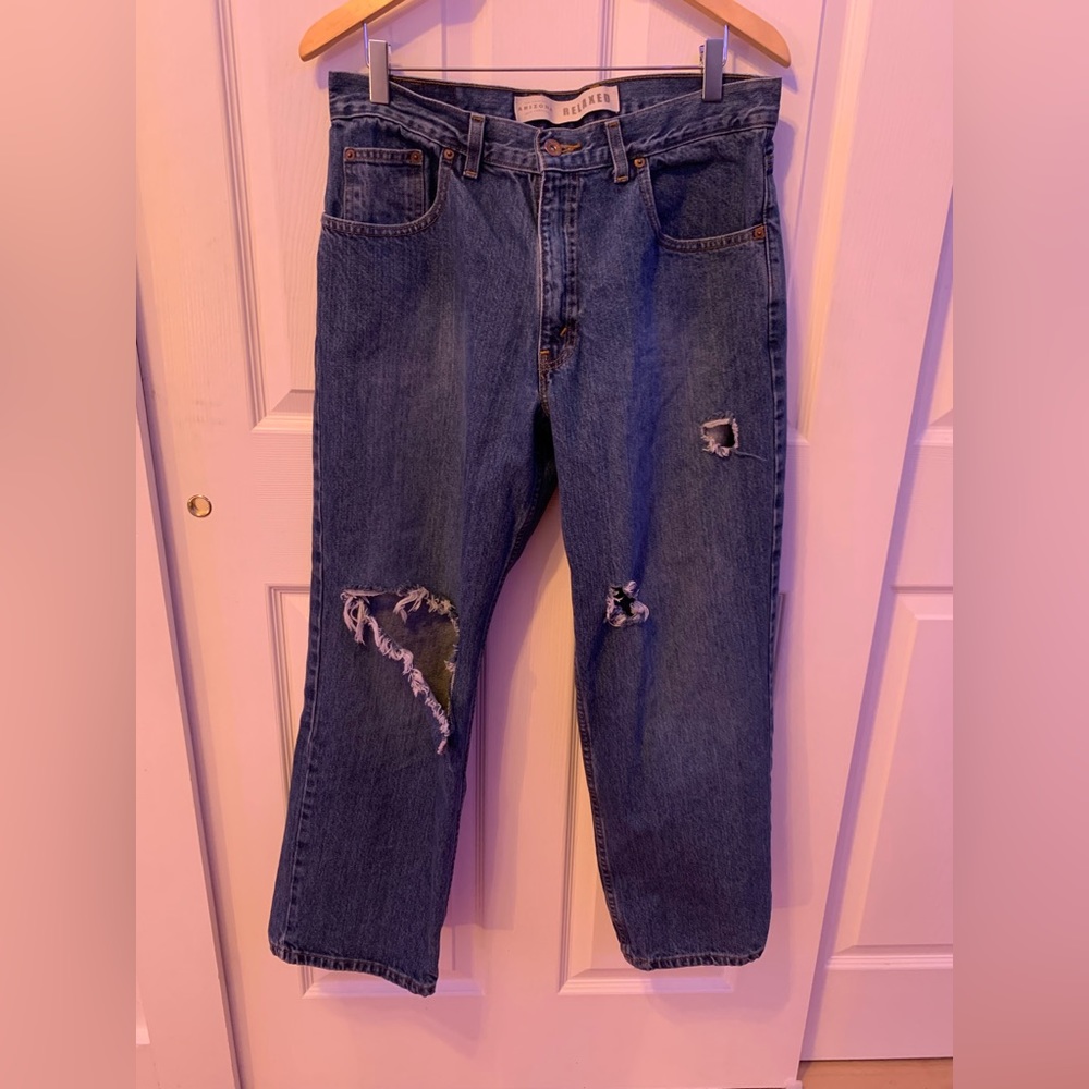 Arizona Relaxed Ripped Jeans